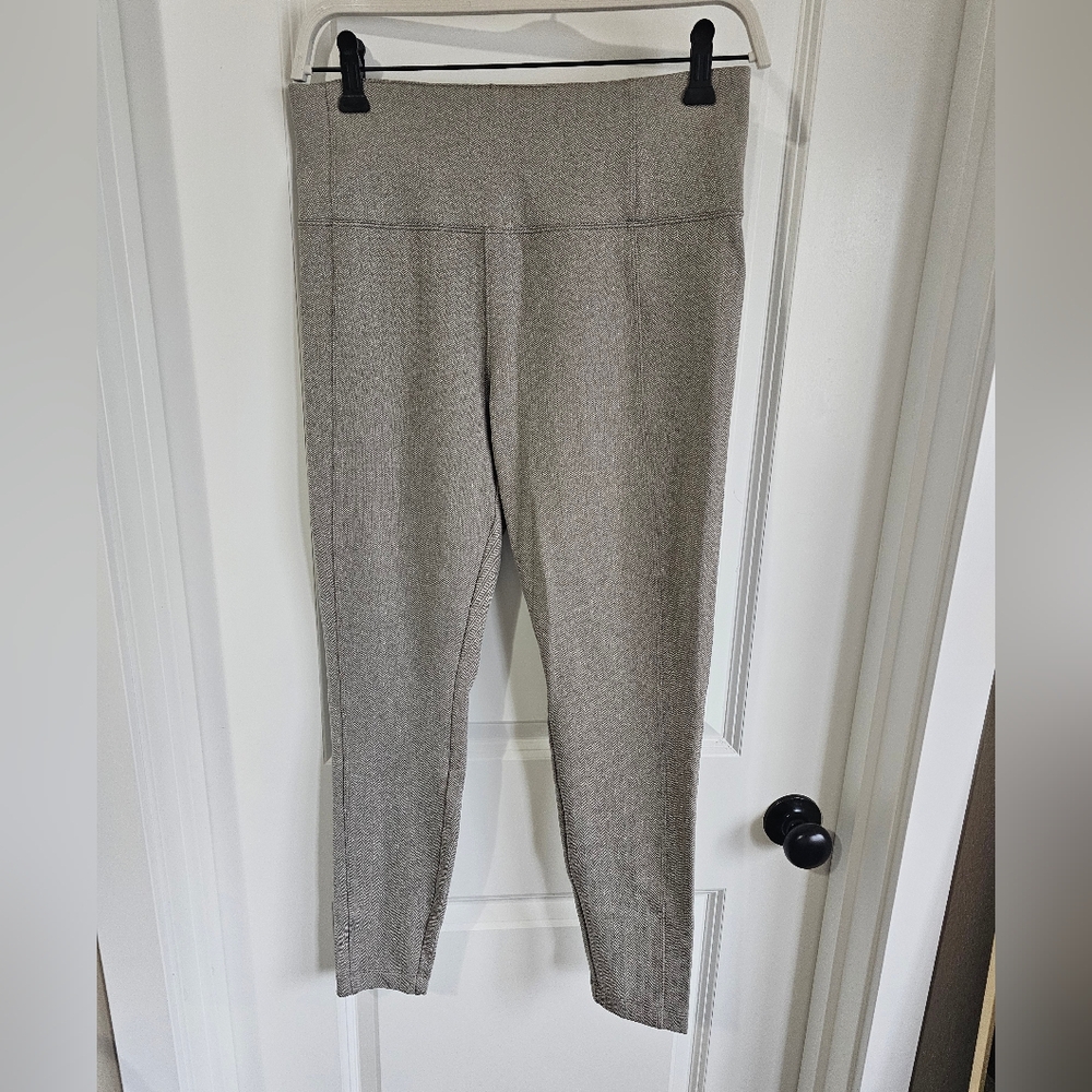 Women's herringbone trouser leggings